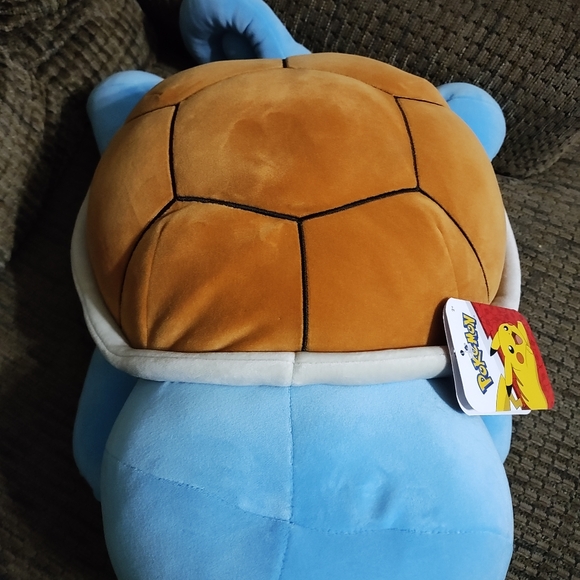 Jazwares Pokémon Sleeping SQUIRTLE Plush 18" Large Soft Pillow Buddy - Picture 4 of 7